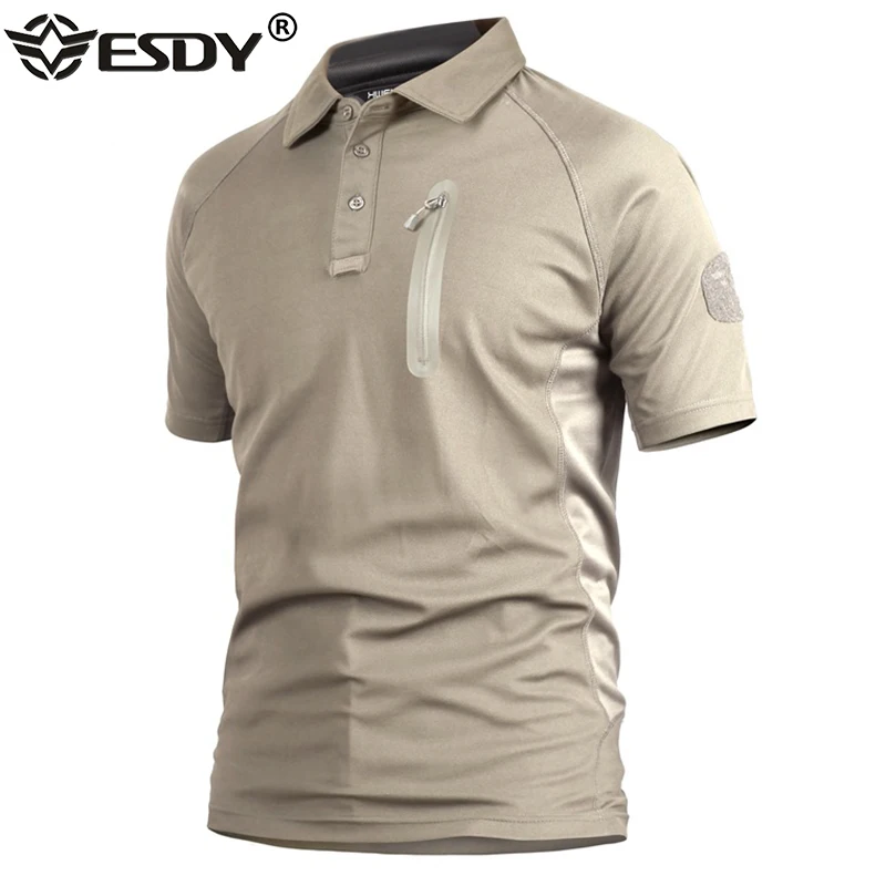 2025 夏メンズショート長袖シャツカーゴ胸ポケット戦術軍事 - Tactical Military Shirt Cargo のレビューと価格