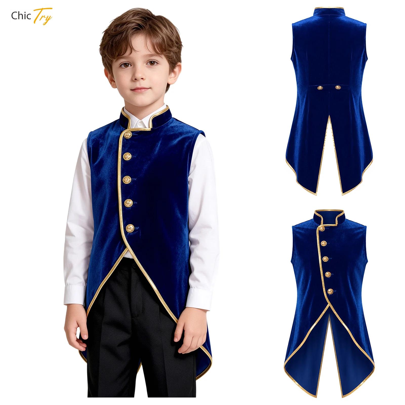 男の子用、中世風ベルベットのテールコート、ヴィンテージジャケ - Jackets のレビューと価格