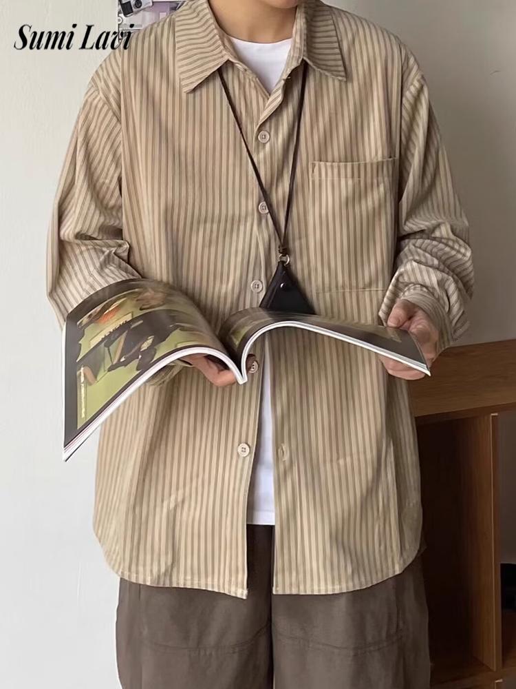 スタイリッシュなメンズ長袖コーデュロイシャツ春カジュアルター - Corduroy Button Up Shirt Men のレビューと価格