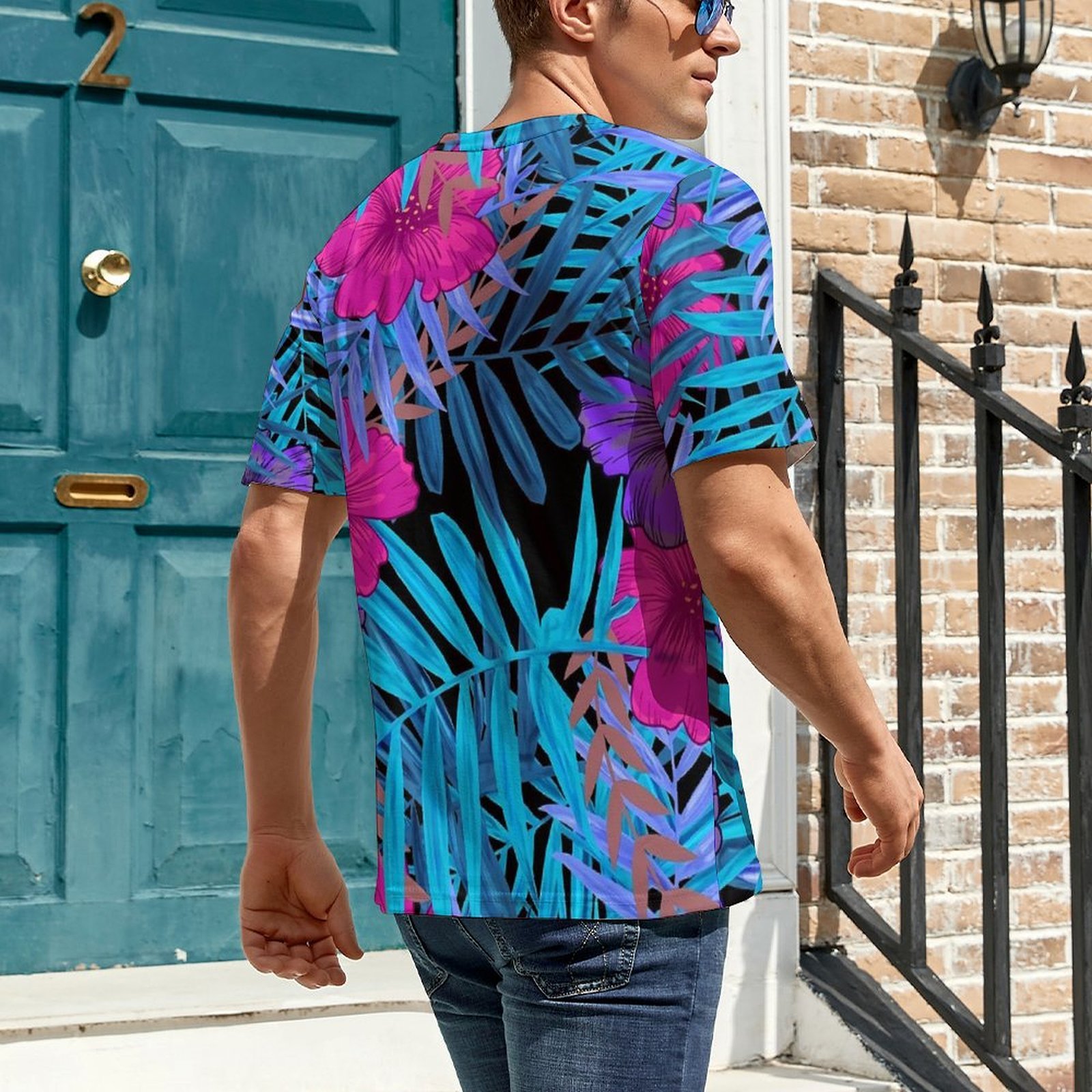 オーバーサイズTシャツ、夏らしいトロピカルな花柄、ハワイアン - Vintage Hawaiian Floral Shirt のレビューと価格